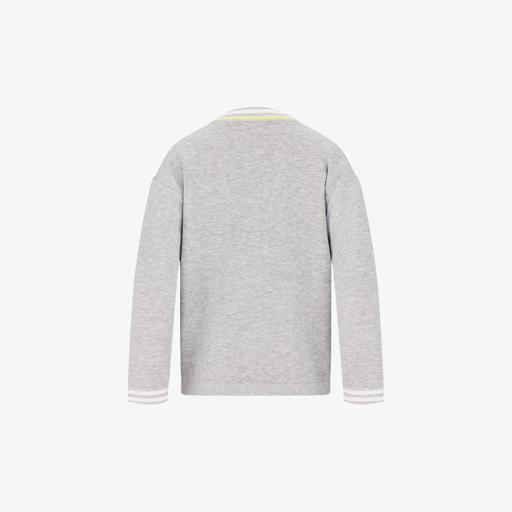 FairLiar - Áo cardigan dáng rộng có túi