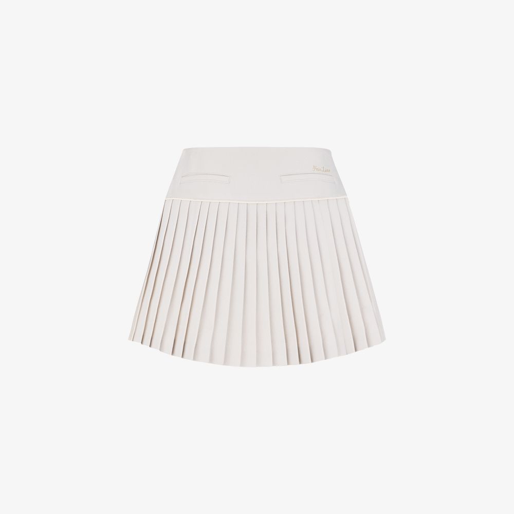 FairLiar - Chân váy xòe xếp ly Pearl Logo