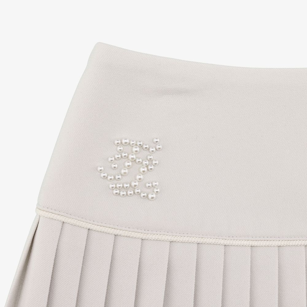 FairLiar - Chân váy xòe xếp ly Pearl Logo