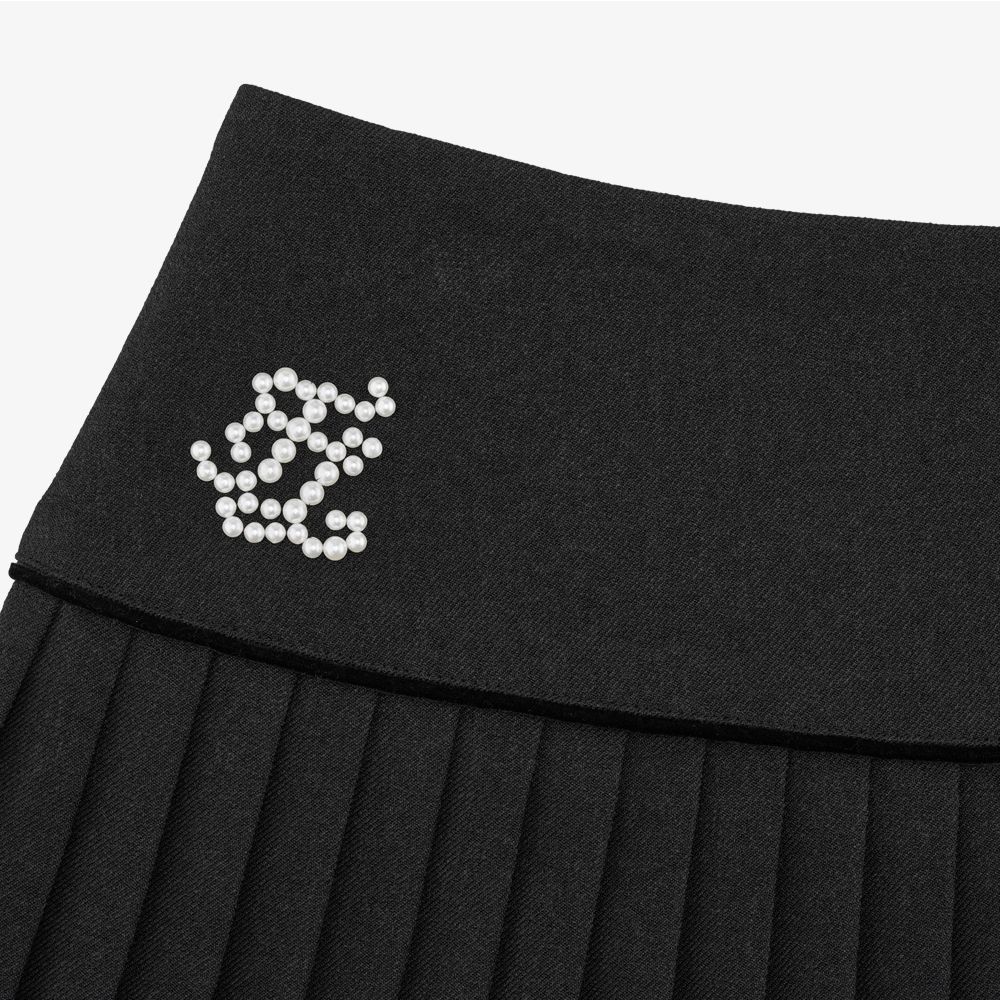 FairLiar - Chân váy xòe xếp ly Pearl Logo