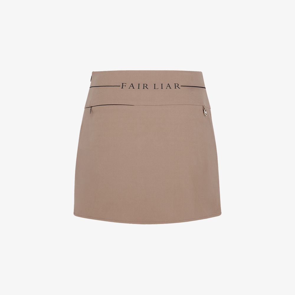 FairLiar - Chân váy Slim Fit xẻ cắt