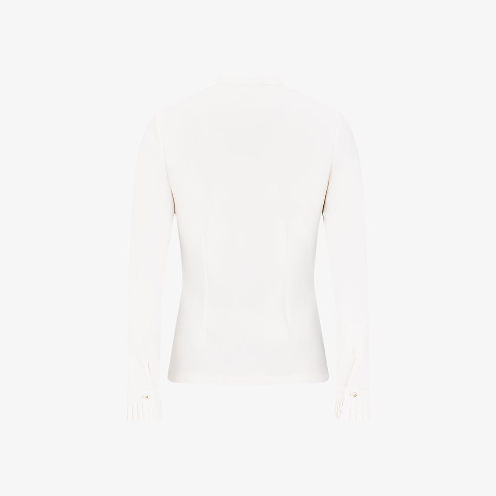 FairLiar - Áo thun Tie Mockneck
