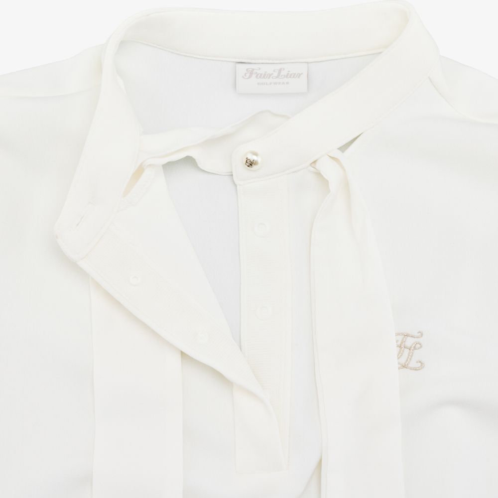 FairLiar - Áo thun Tie Mockneck