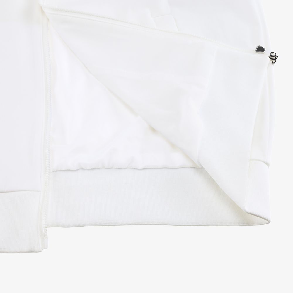 FairLiar - Áo khoác blouson cổ bẻ Trắng ngà