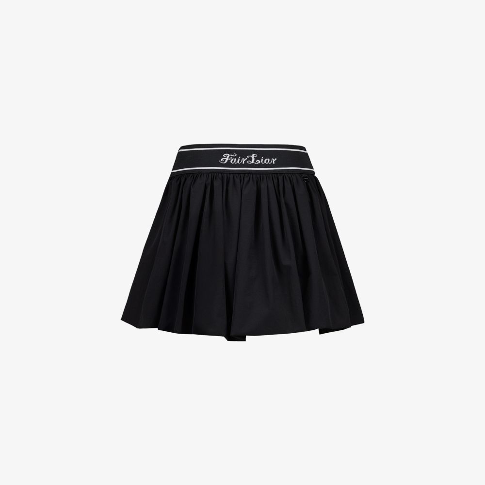FairLiar - Chân váy Band Balloon Skirt Đen