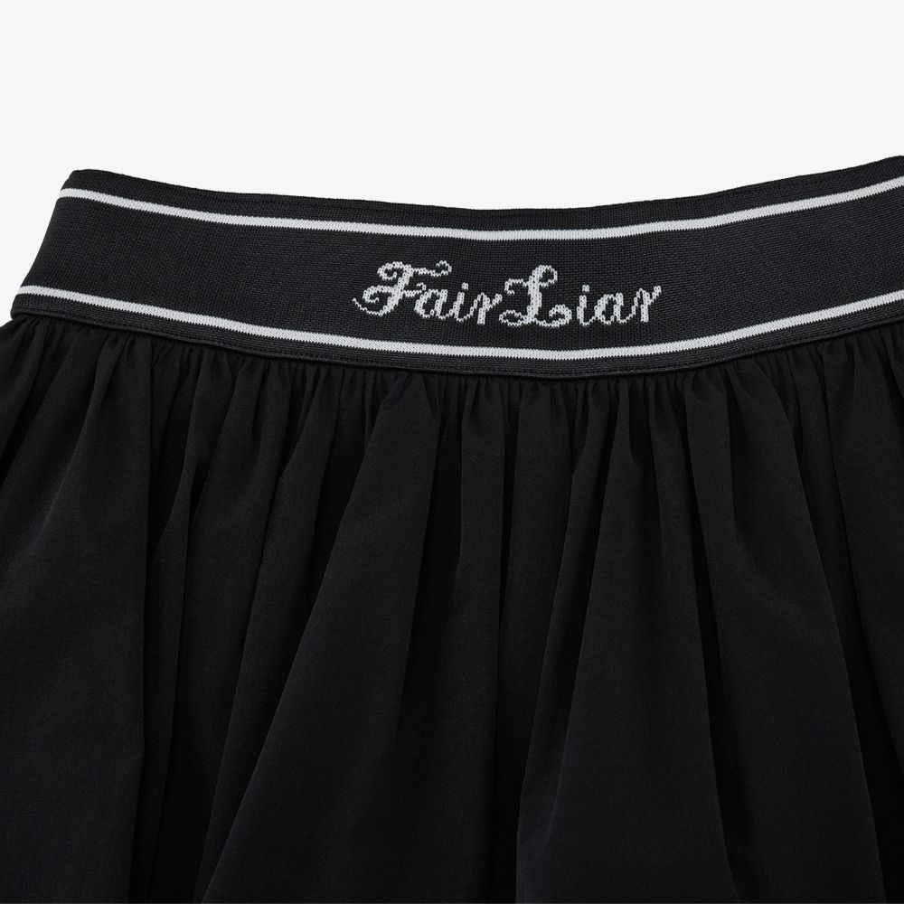 FairLiar - Chân váy Band Balloon Skirt Đen