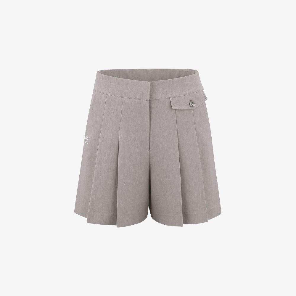 FairLiar - Quần Pleated Culotte - Be