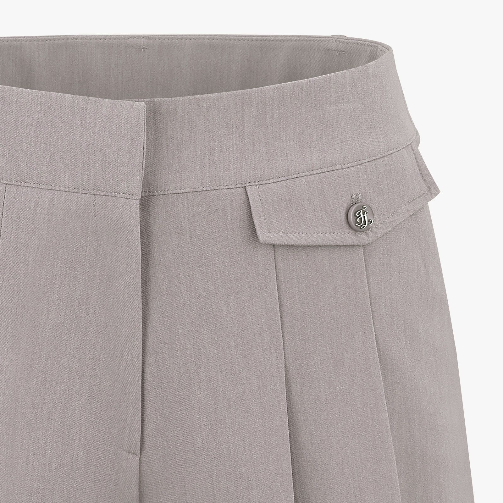 FairLiar - Quần Pleated Culotte - Be