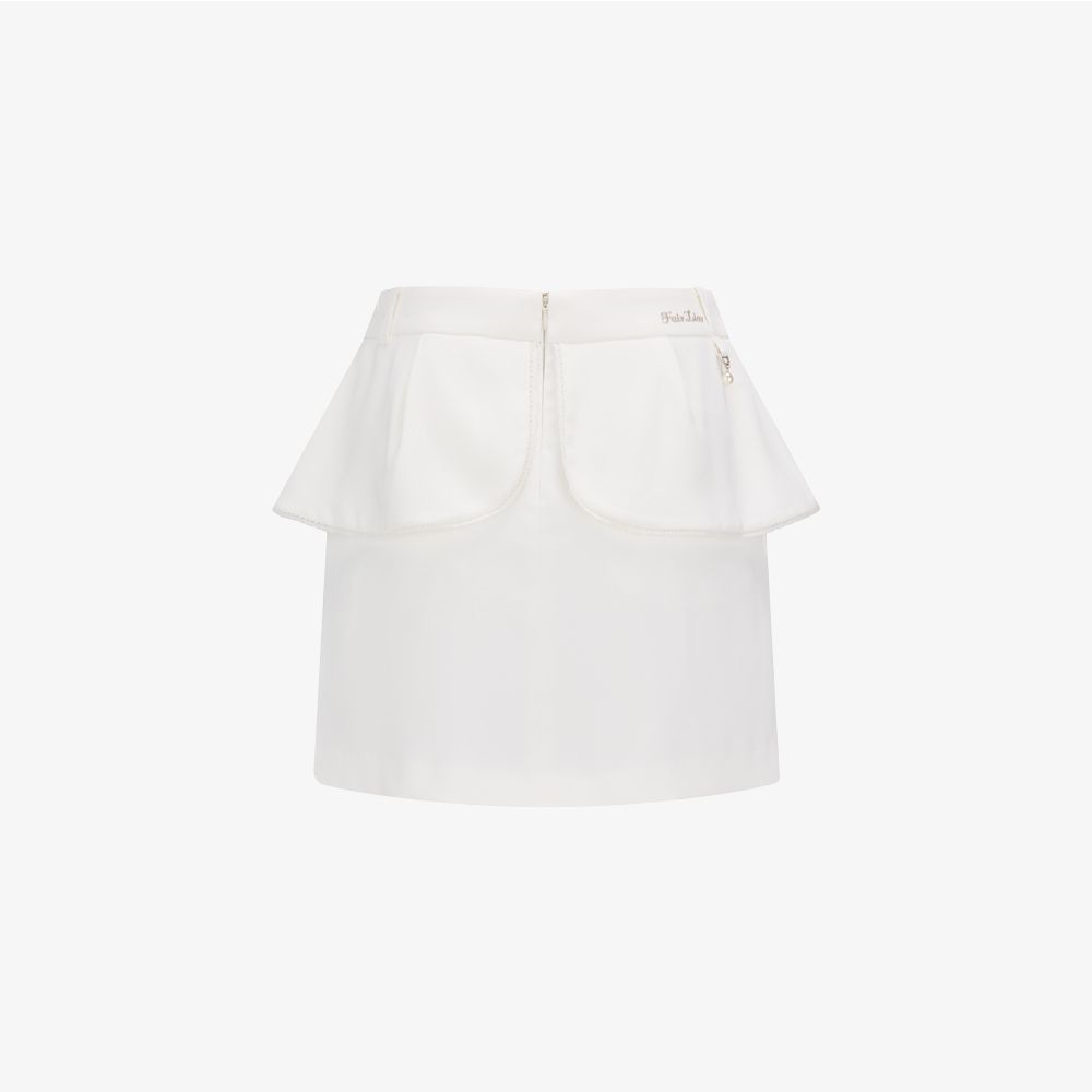 FairLiar - Chân váy Lace Trim Flap Skirt