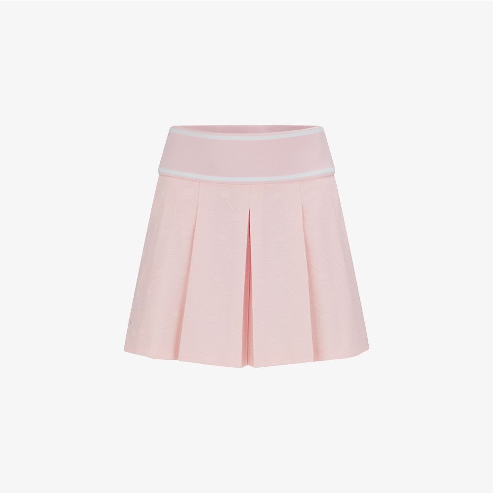 FairLiar - Quần Logo Jacquard Pleated Skort