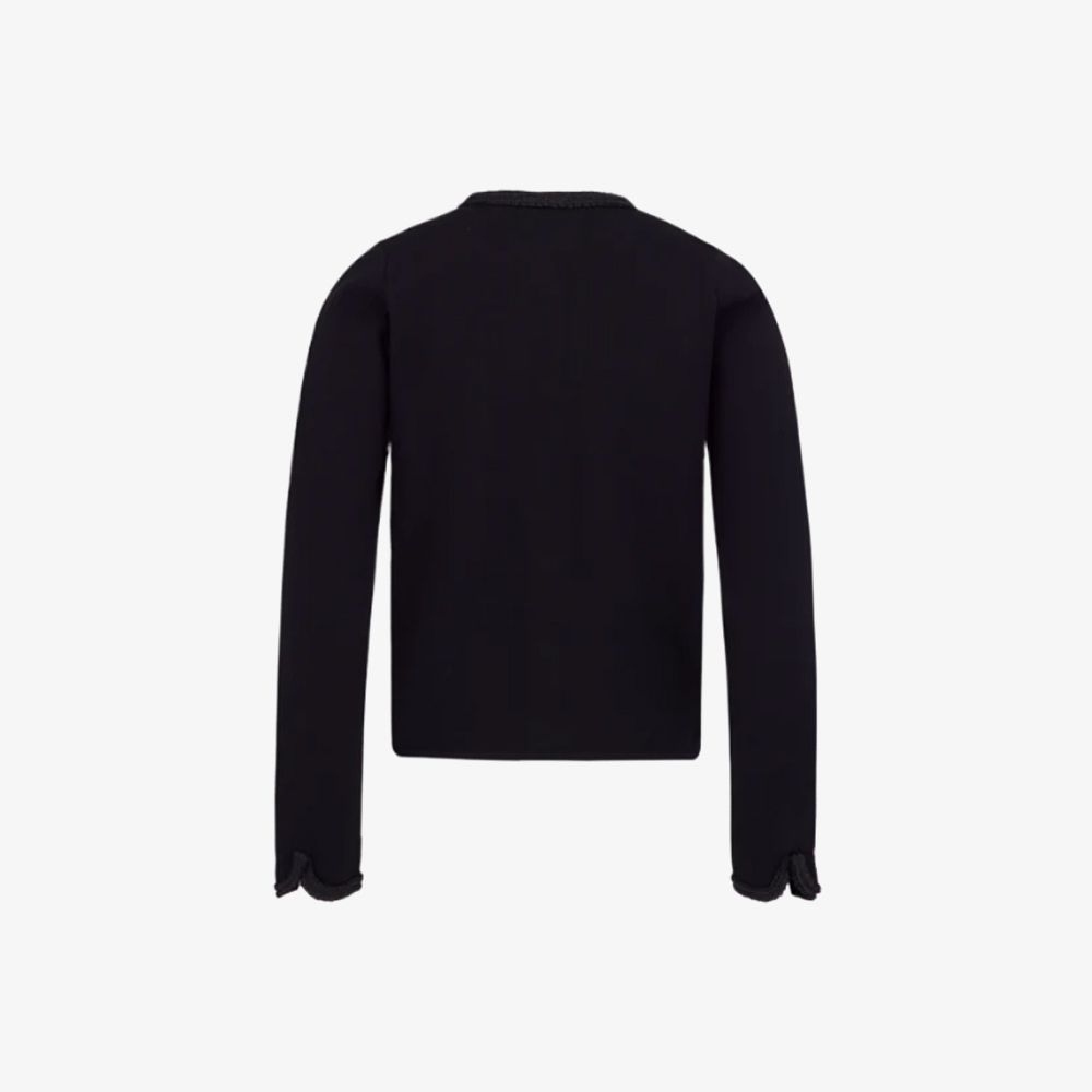 FairLiar - Áo cardigan khuy ngọc phối nơ