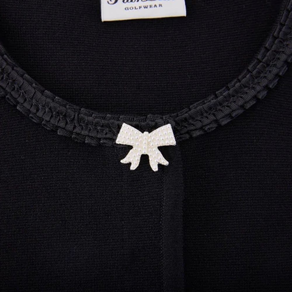 FairLiar - Áo cardigan khuy ngọc phối nơ