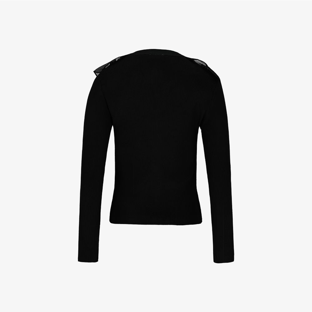 FairLiar - Áo Organza V-neck cardigan