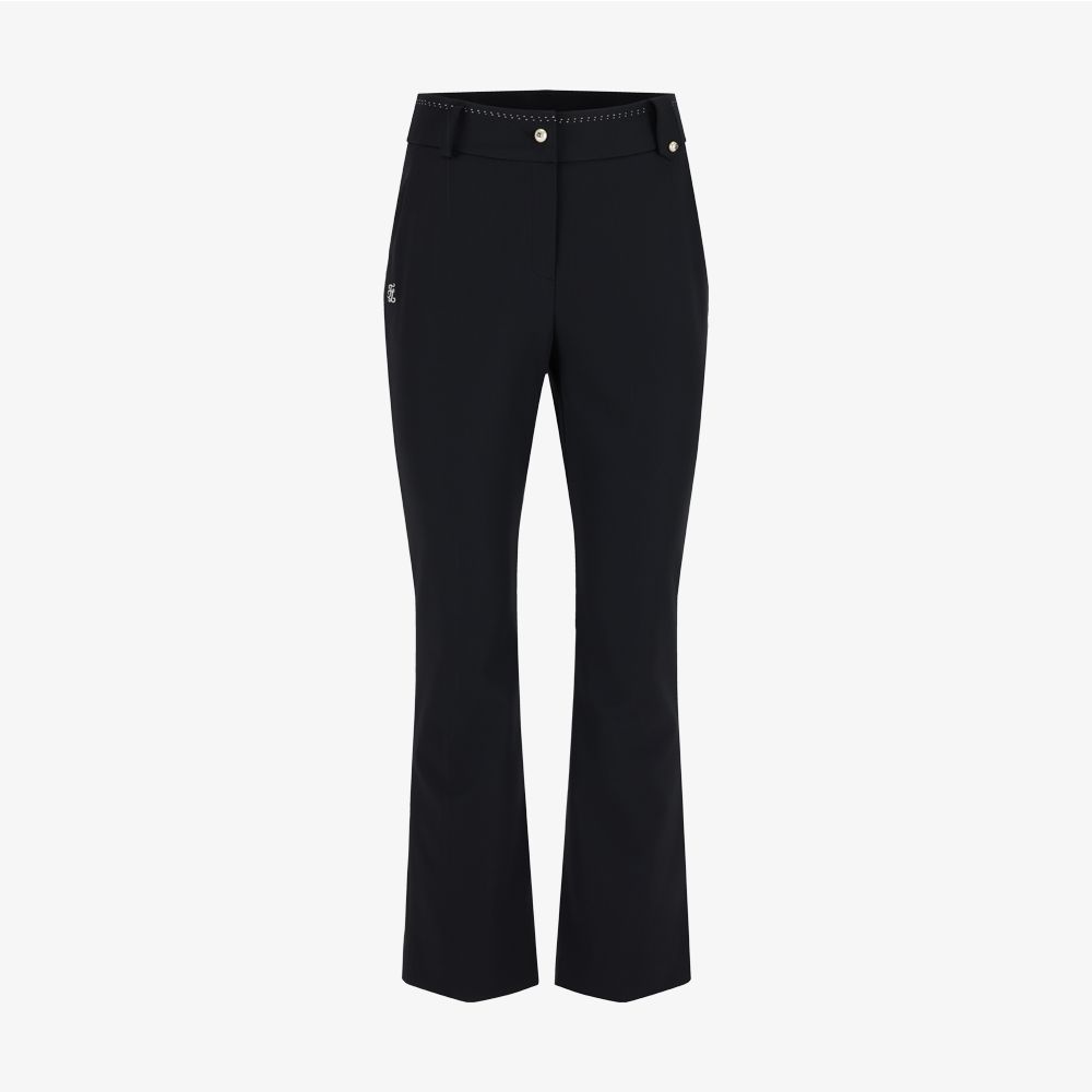 FairLiar - Quần Pearl Button Stitch Semi-Bootcut Pants