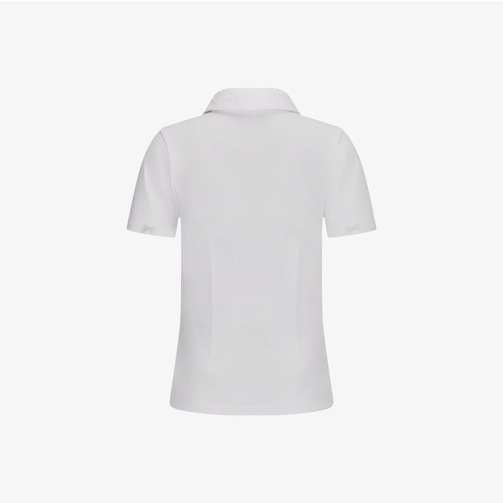 FairLiar - Áo Lace Collar Puff