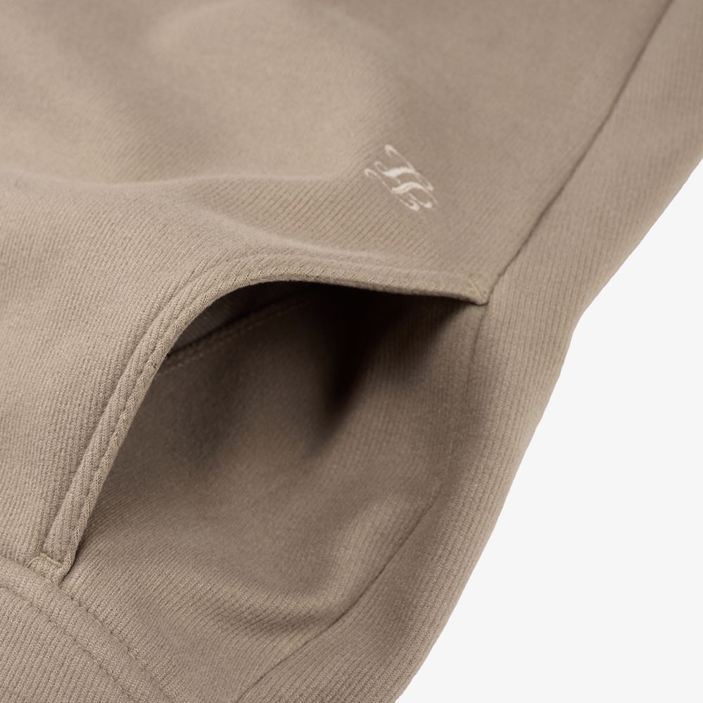Quần bootcut ống rộng logo trắng Be
