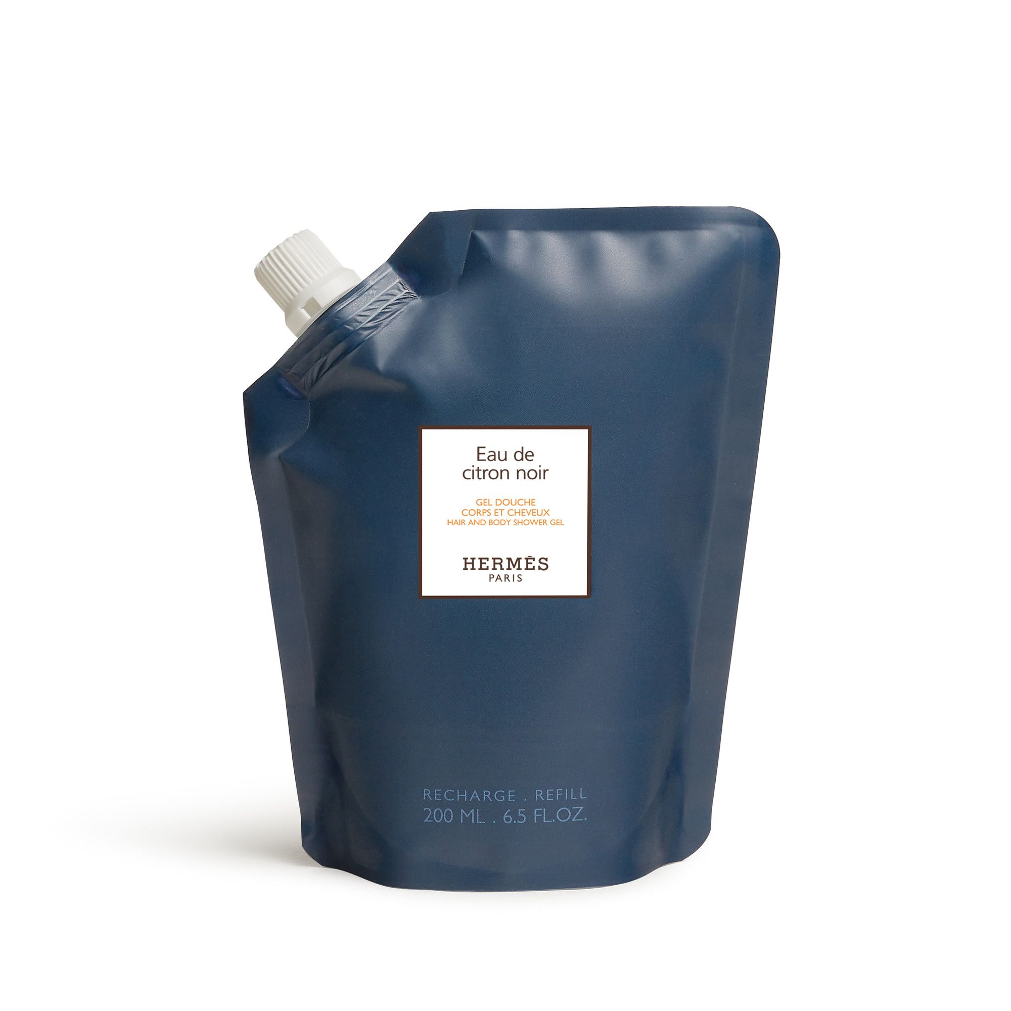 Hermès - Chai refill gel tắm gội Eau de citron noir