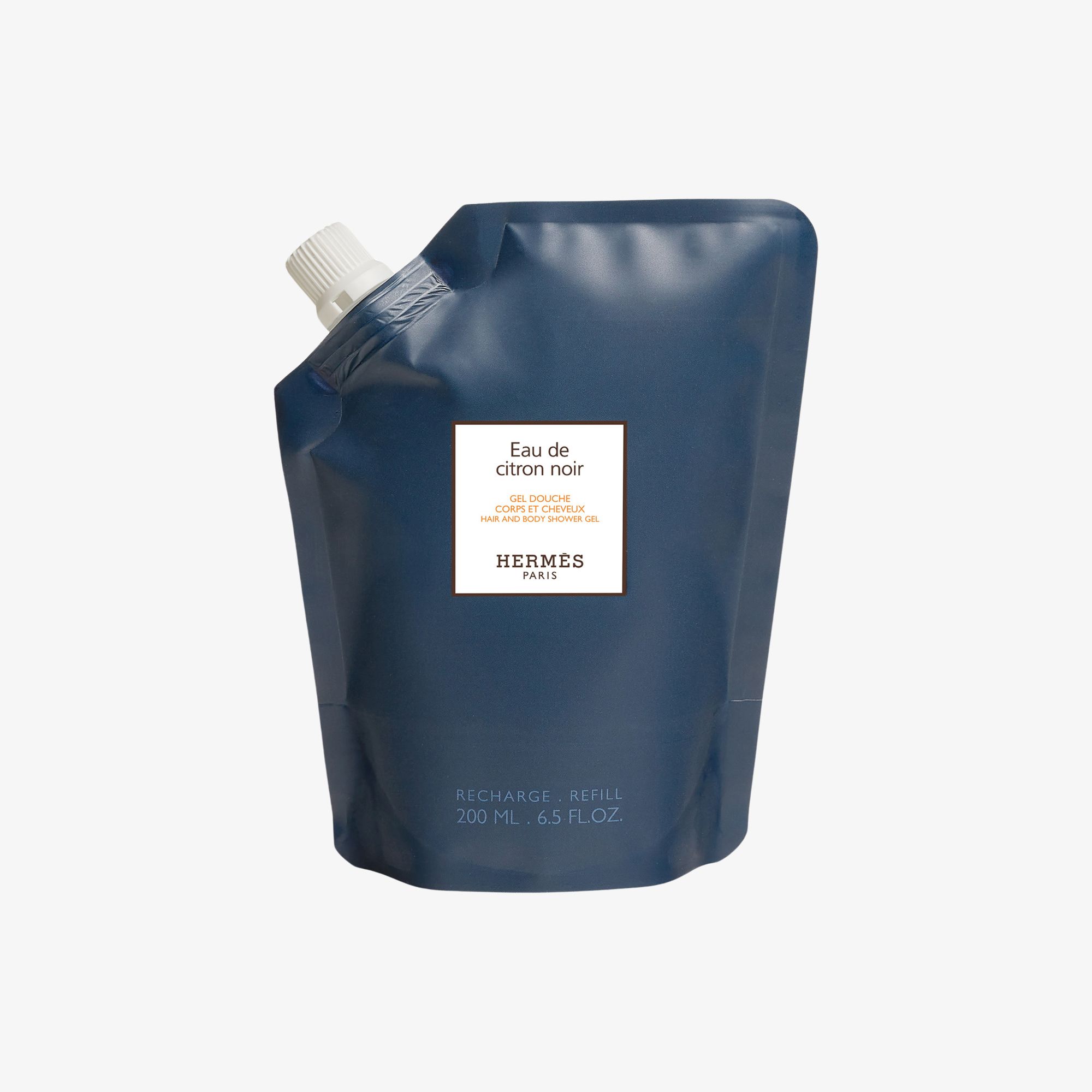 Hermès - Chai refill gel tắm gội Eau de citron noir