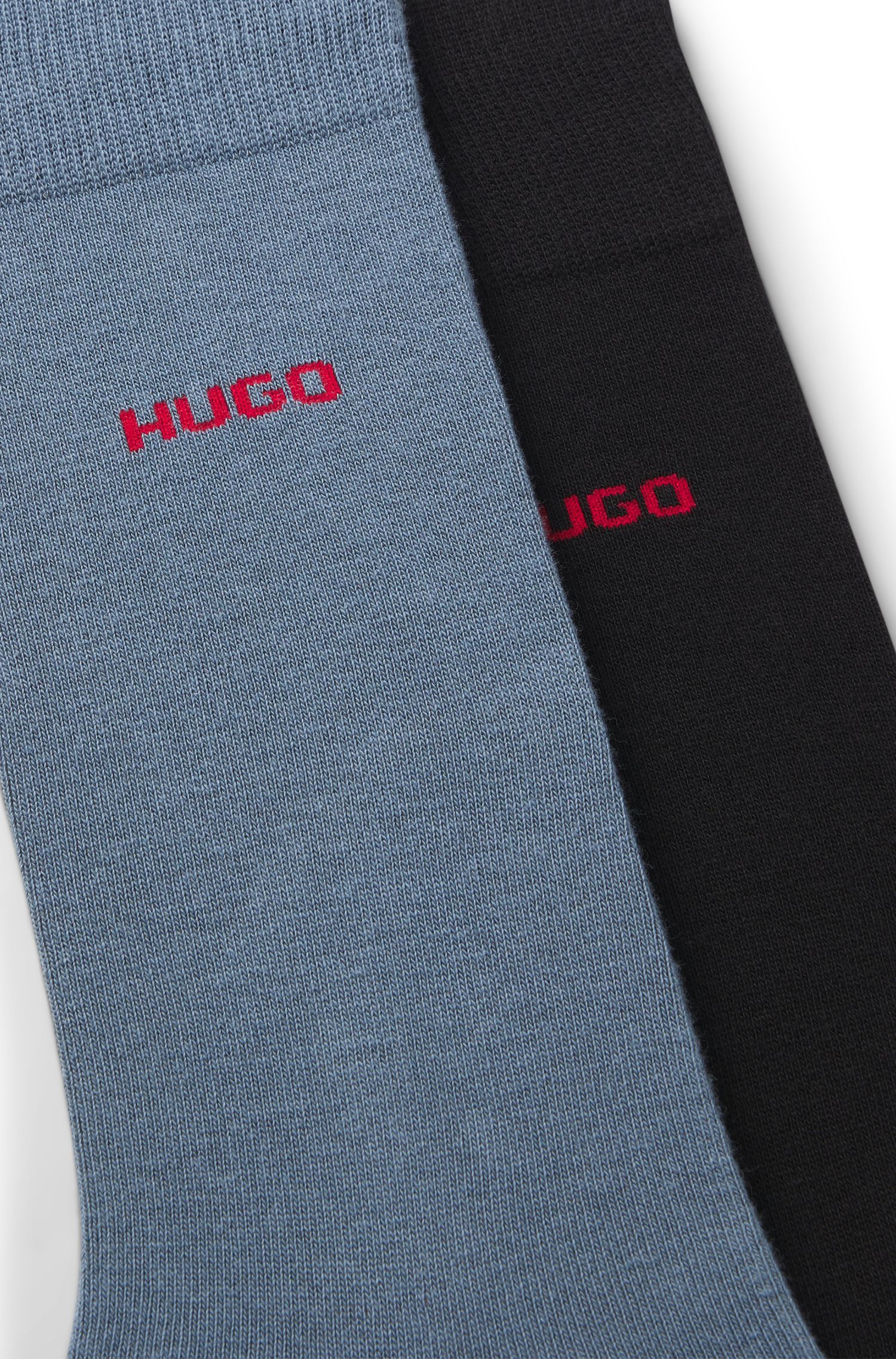 HUGO - Set 2 tất dài thông thường vải co giãn