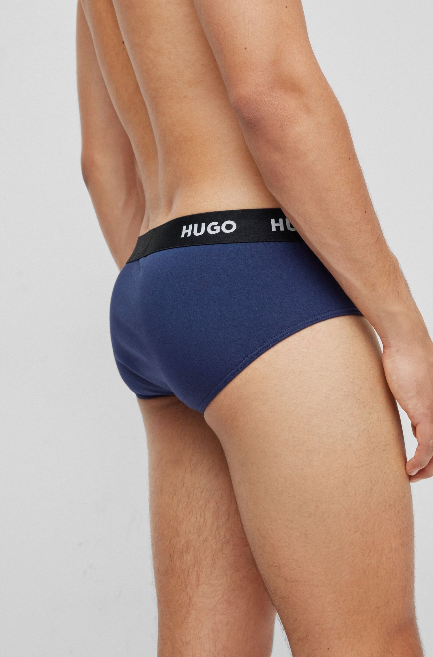 HUGO - Set 3 quần lót logo thun cotton