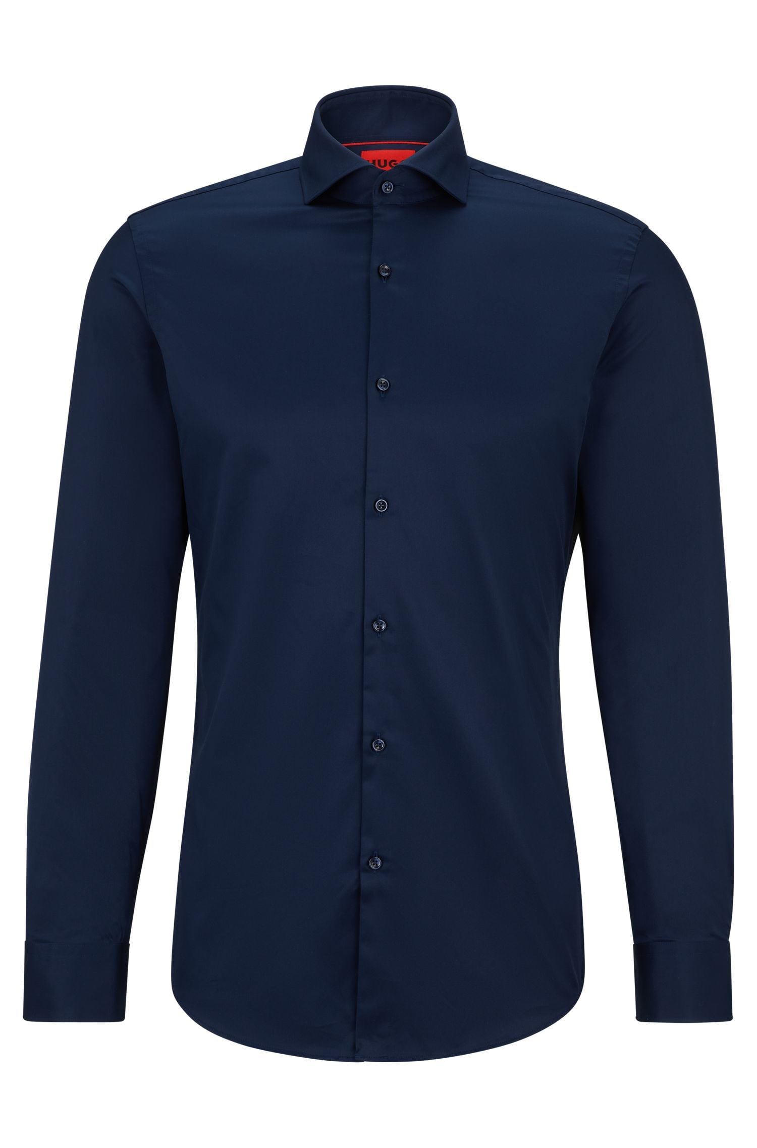 Sơ mi dáng ôm vải cotton
