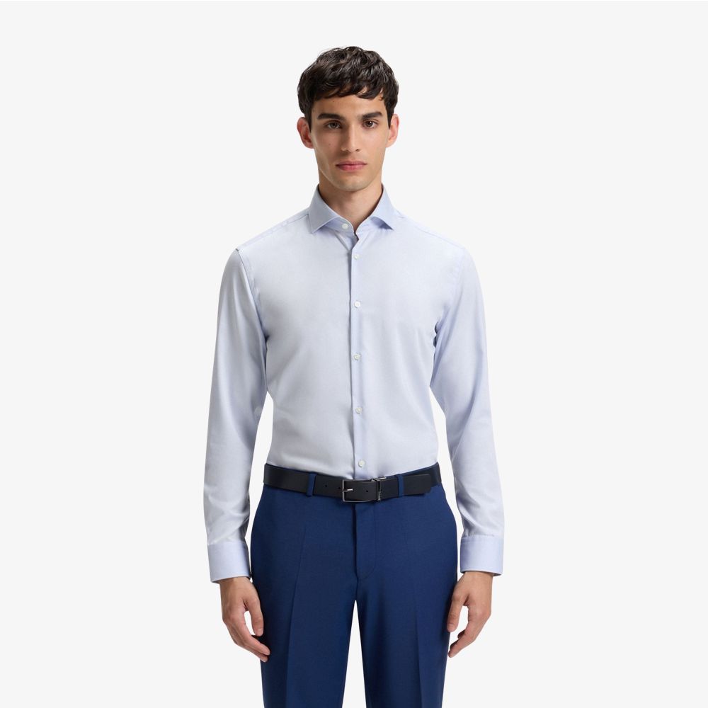 Sơ mi dáng ôm vải cotton