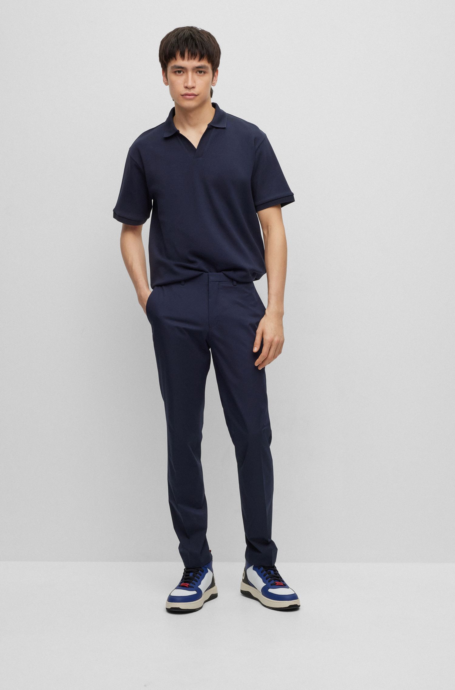 HUGO - Quần cotton co giãn