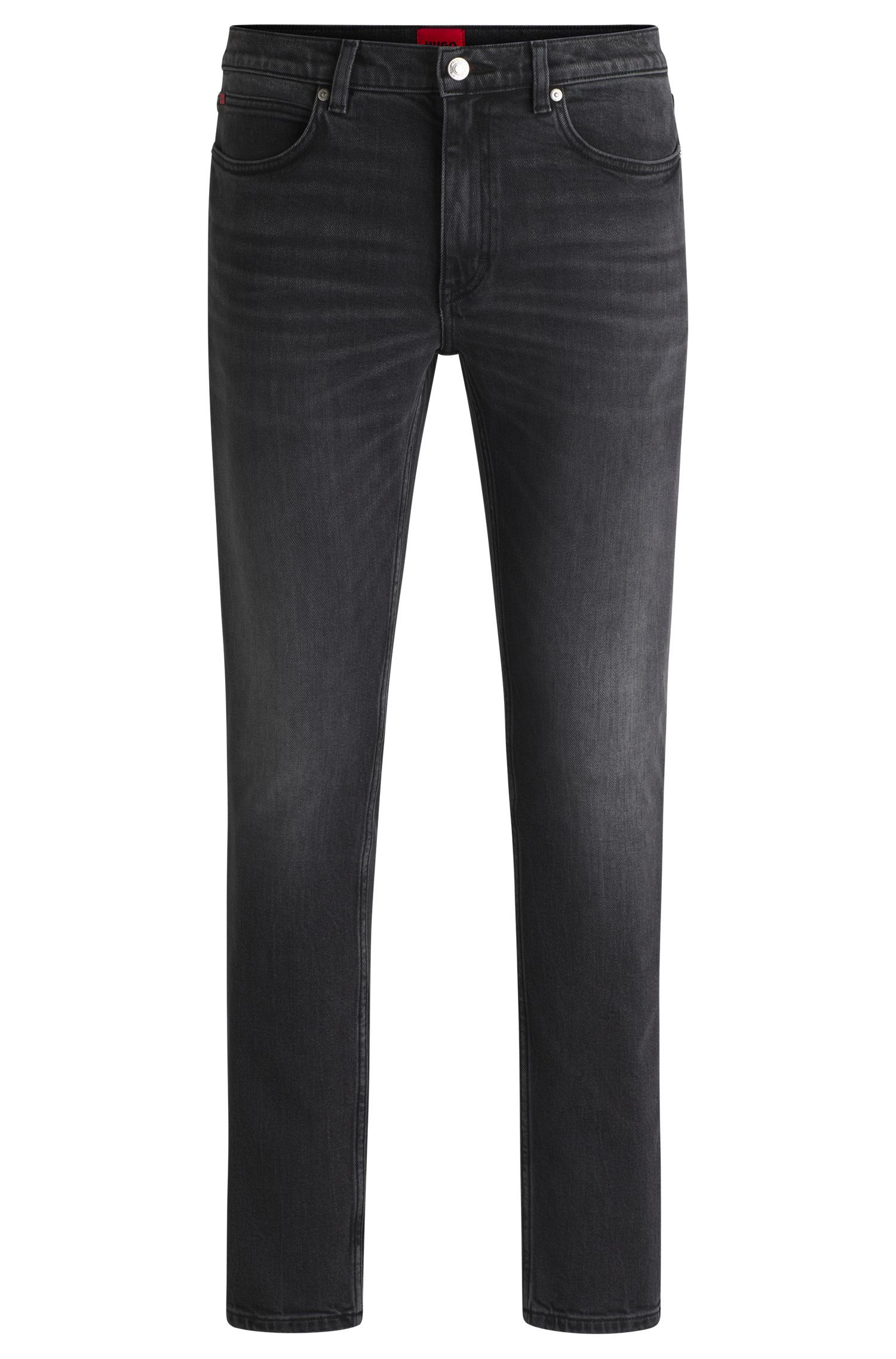 HUGO - Quần jean dáng extra-slim-fit vải denim co giãn