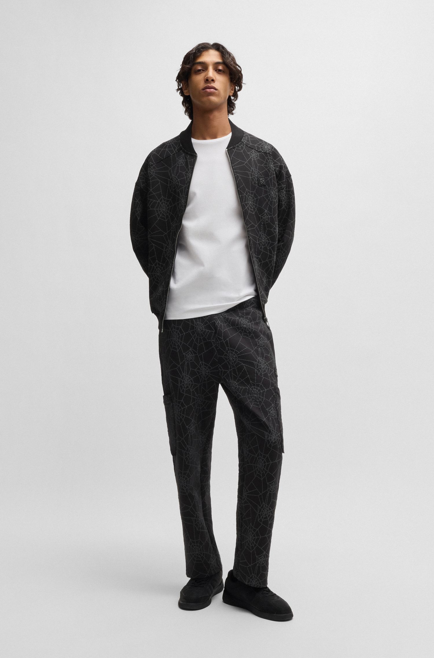 HUGO - Quần jogger Dawebpant dáng regular fit