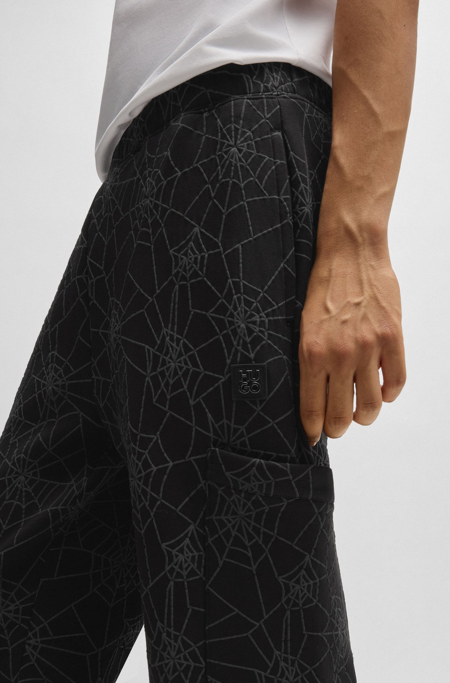 HUGO - Quần jogger Dawebpant dáng regular fit