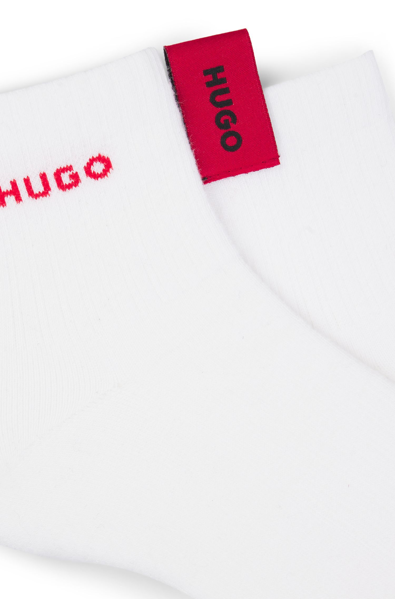 HUGO - Bộ hai đôi tất ngắn có in logo
