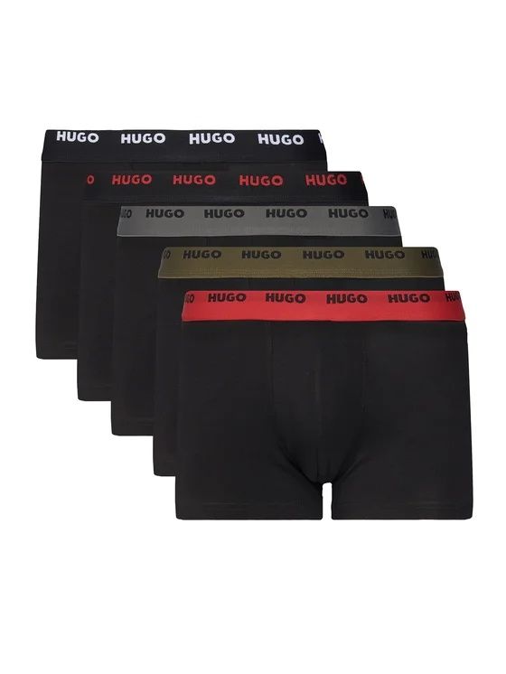HUGO - Bộ 5 quần lót dáng trunk nhiều màu