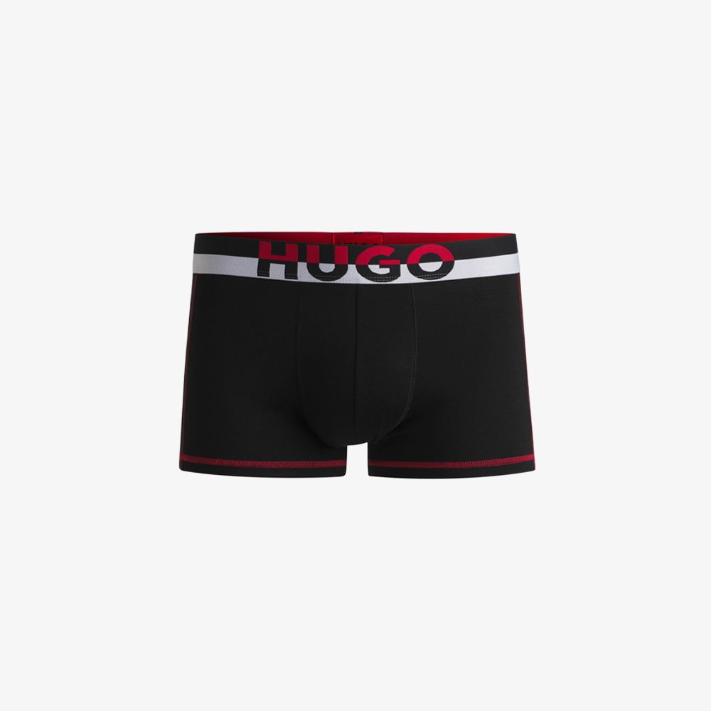 HUGO - Quần lót dáng trunks vải jersey co giãn