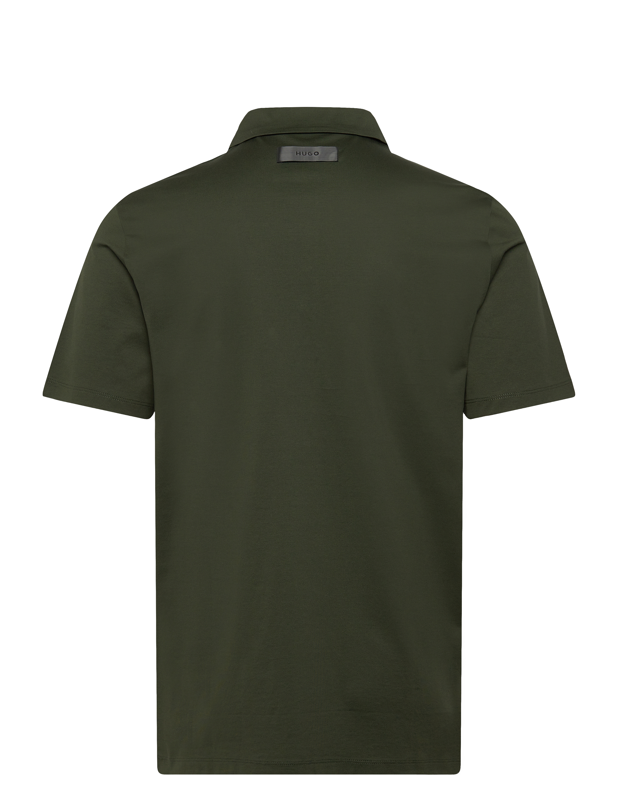 HUGO - Áo polo dáng slim fit cotton mercerized