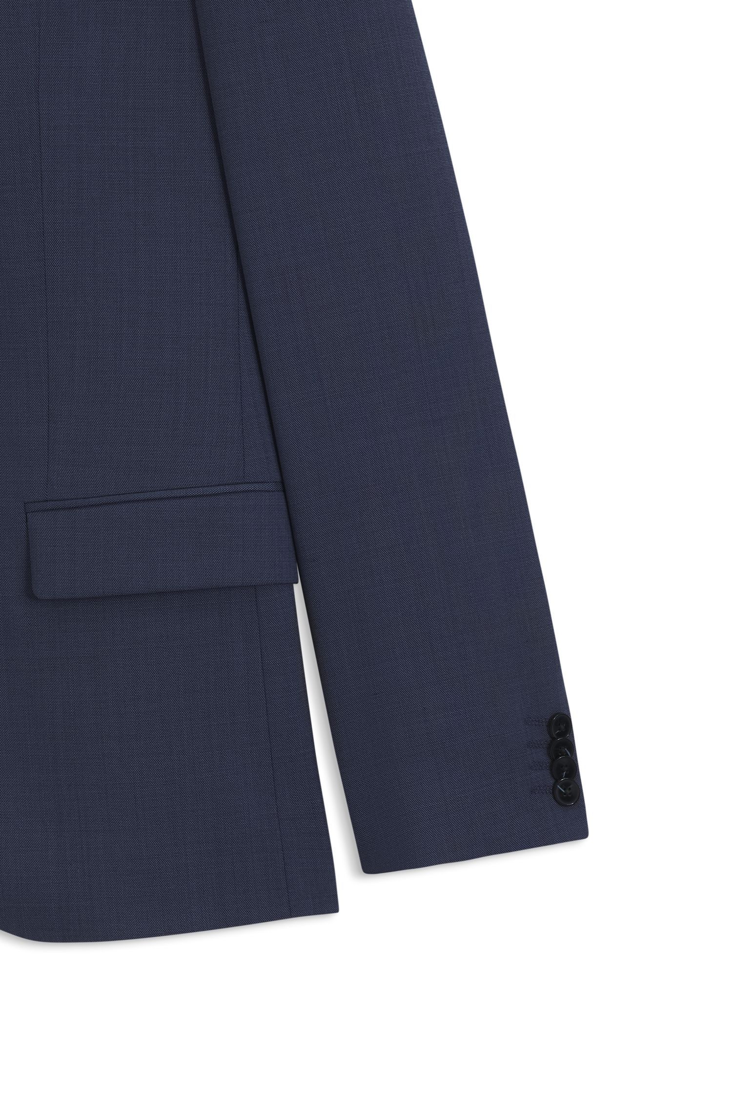HUGO - Bộ vest dáng slim fit vải sharkskin