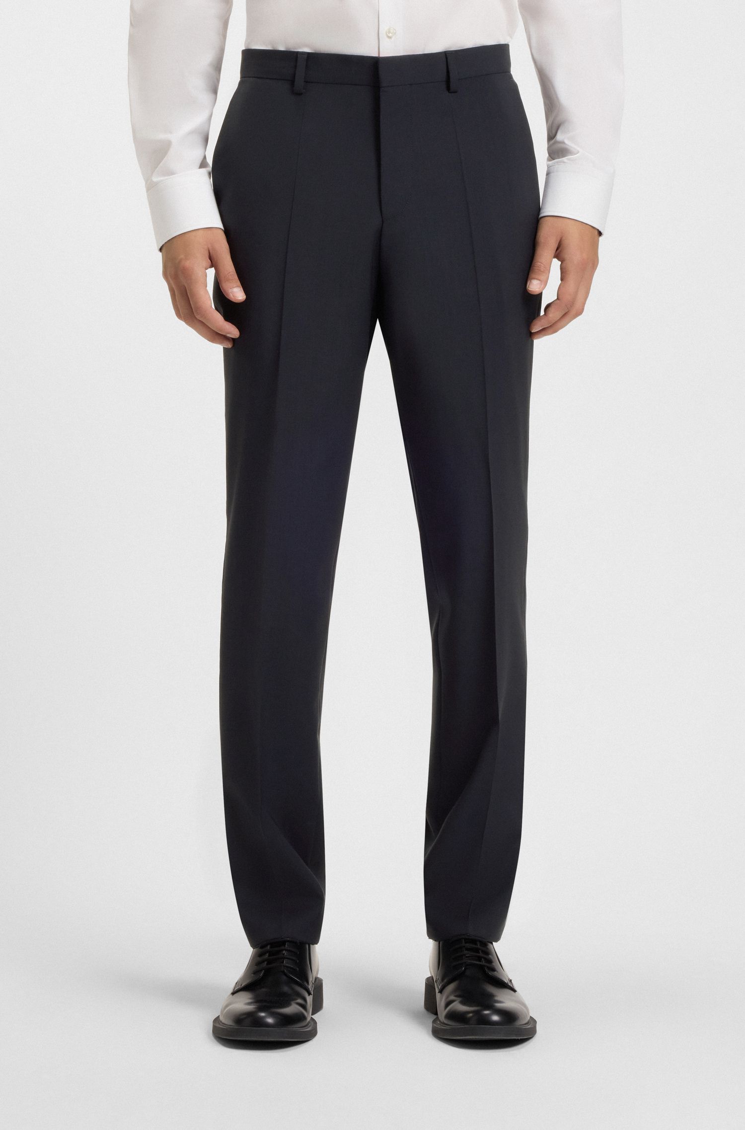 Quần âu len dáng extra-slim-fit