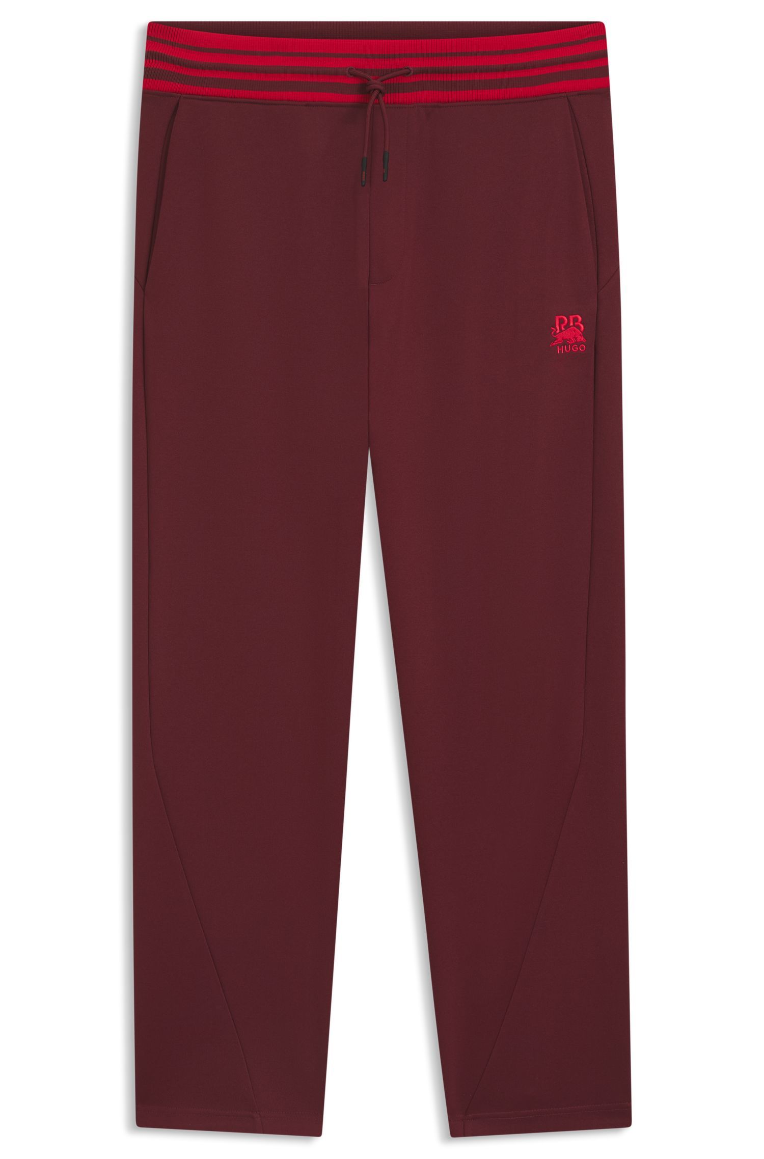HUGO - Quần sweatpants dáng oversized HUGO x RB với cạp quần sọc