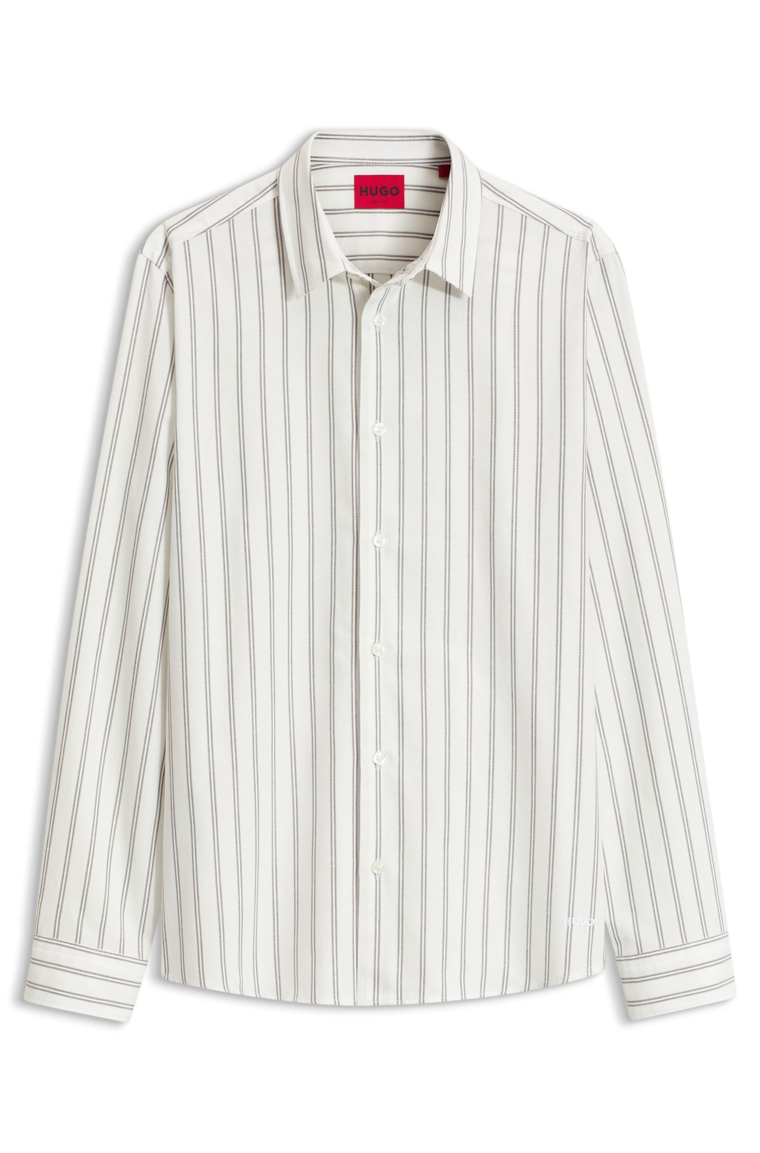 Áo sơ mi relaxed fit vải flannel cotton