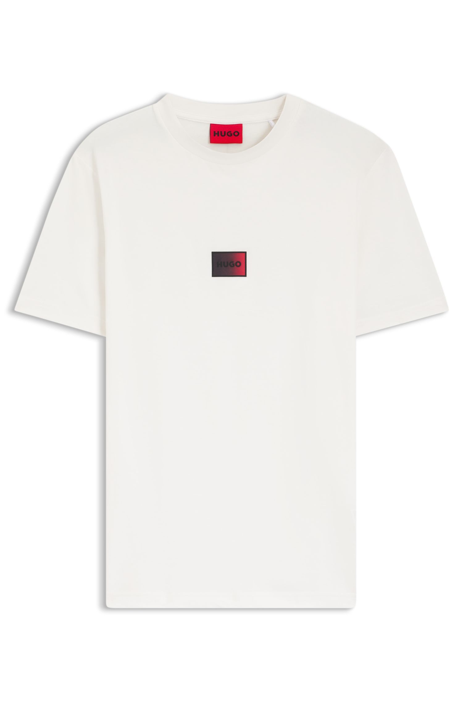Áo thun in logo chuyển màu, chất liệu cotton jersey