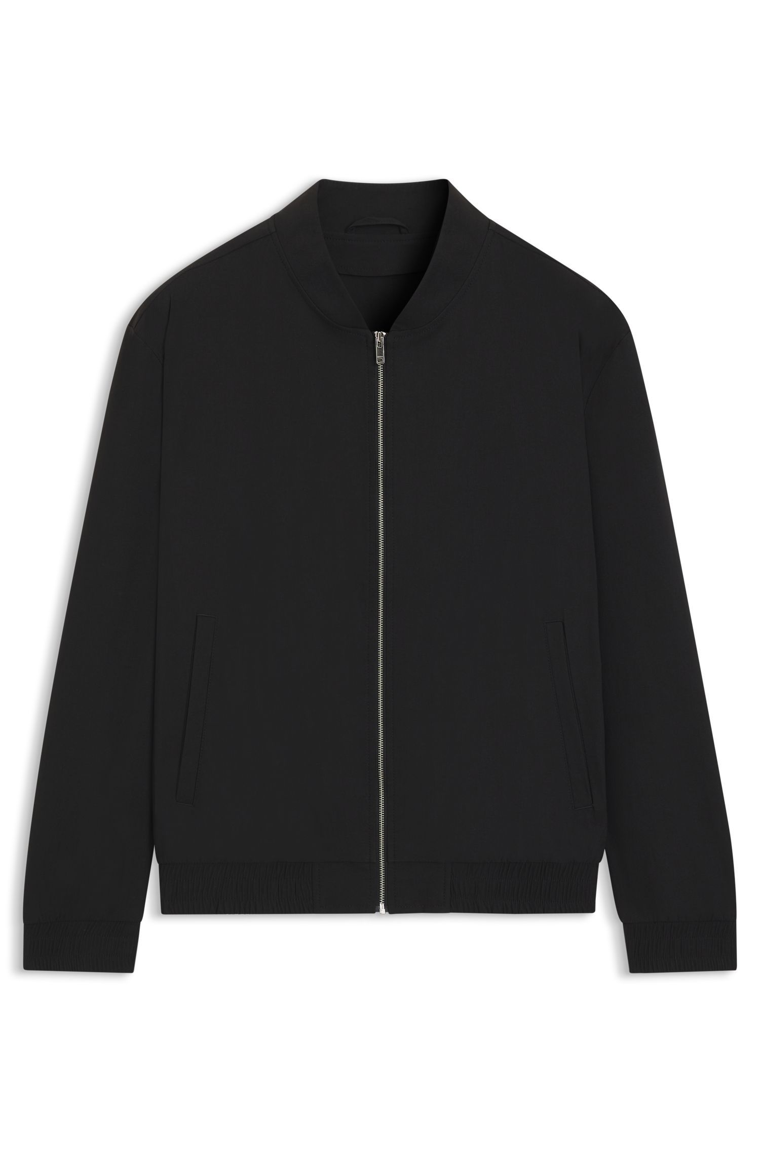 HUGO - Áo khoác ottoman co giãn dáng Slim-fit