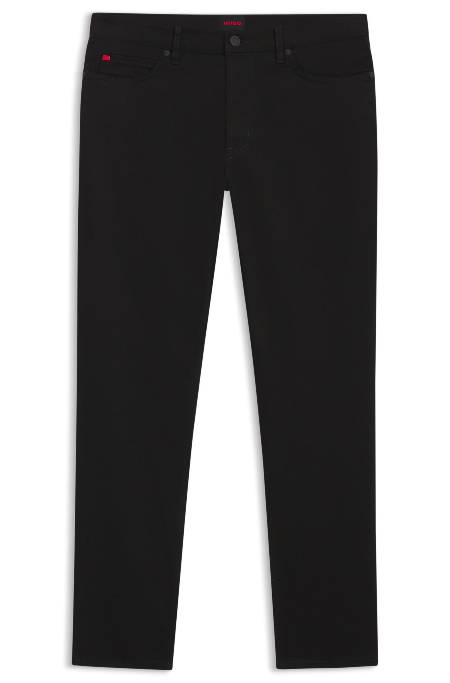 HUGO - Quần jeans tapered fit denim co giãn
