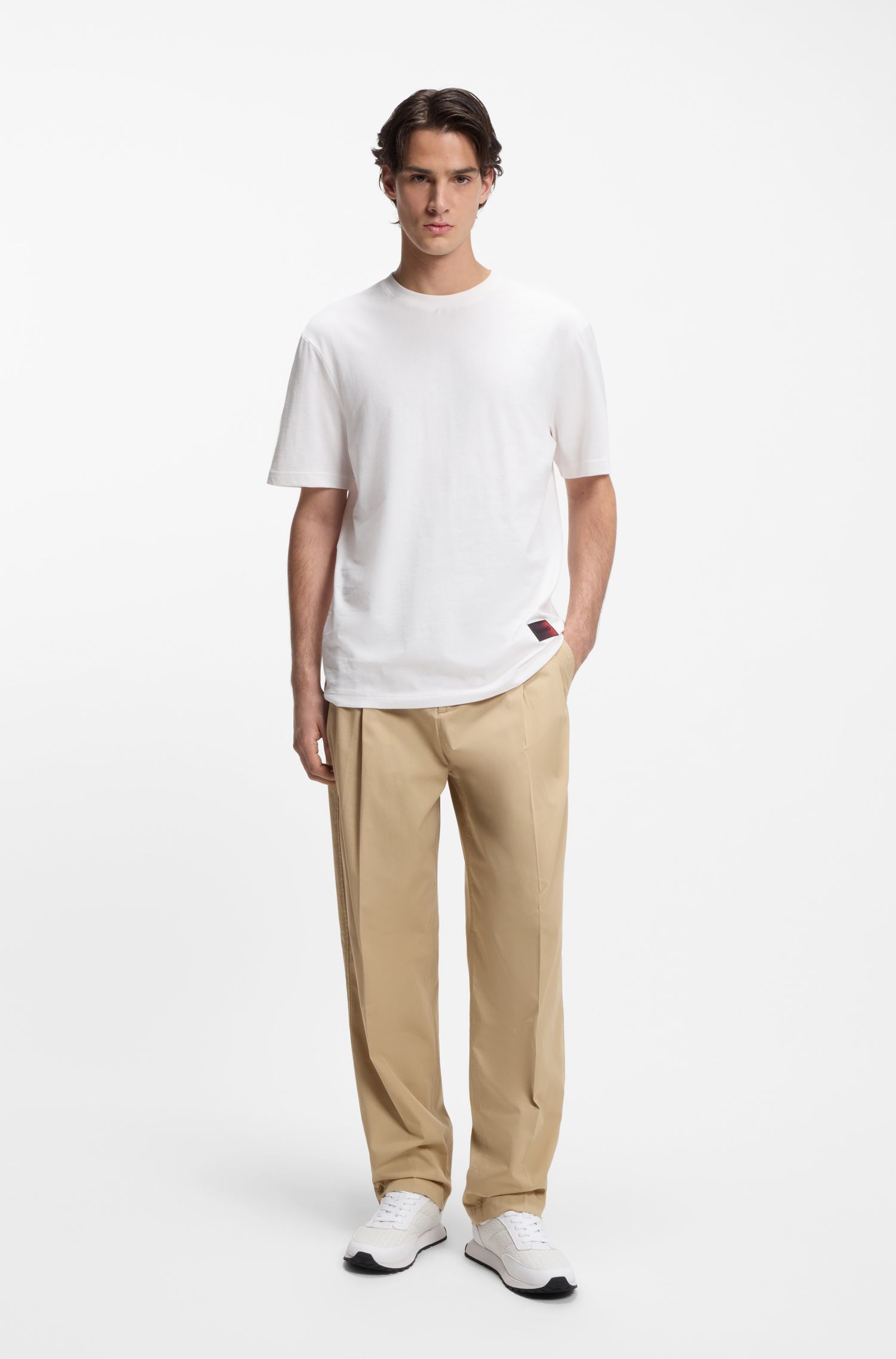 HUGO - Giày trainers cổ thấp họa tiết Monogram.