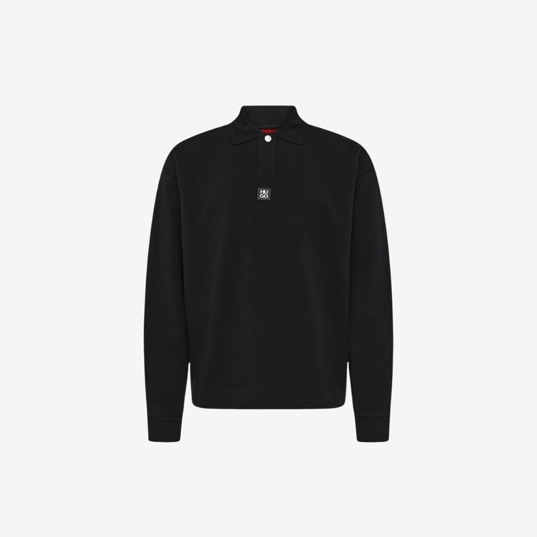 Áo sweatshirt cotton pha HUGO Dabins