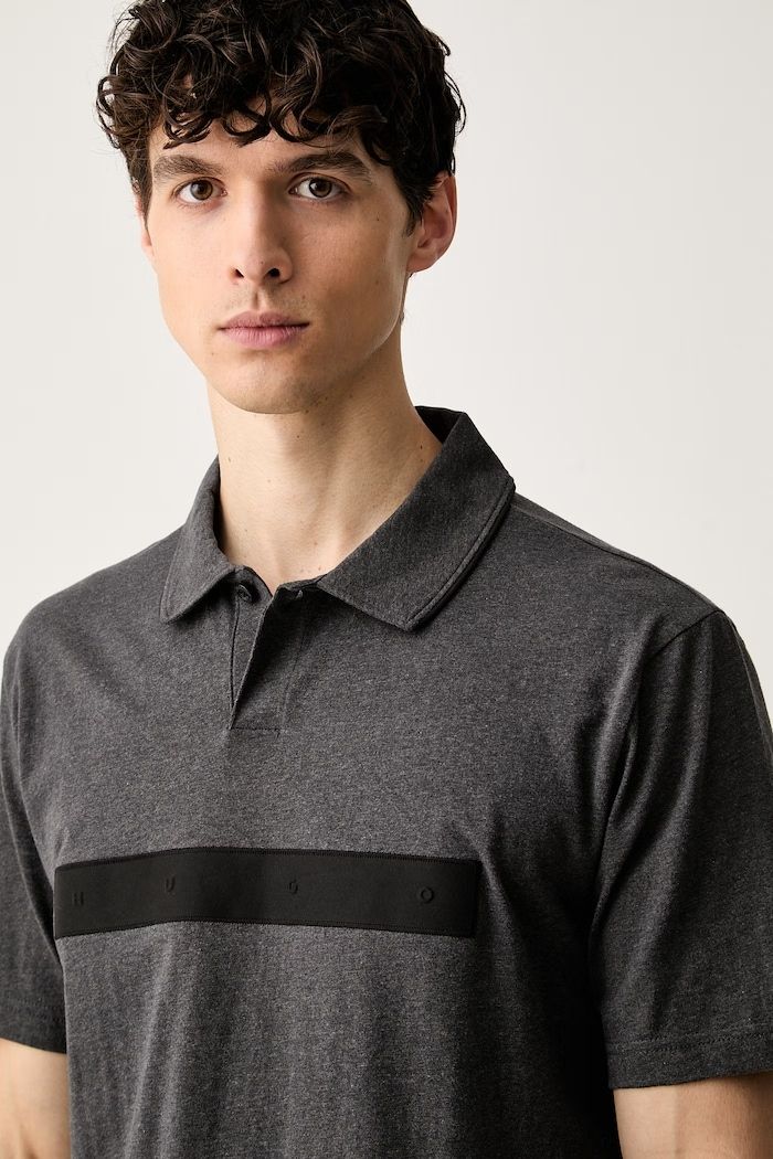Áo thun cotton HUGO Daliks