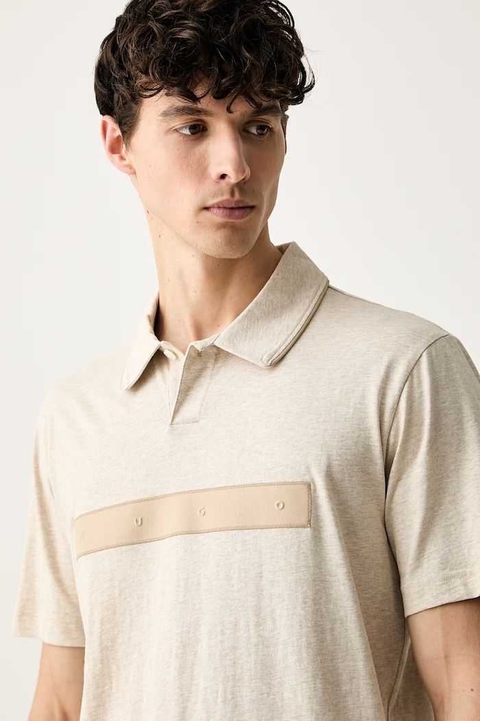 Áo thun cotton HUGO Daliks