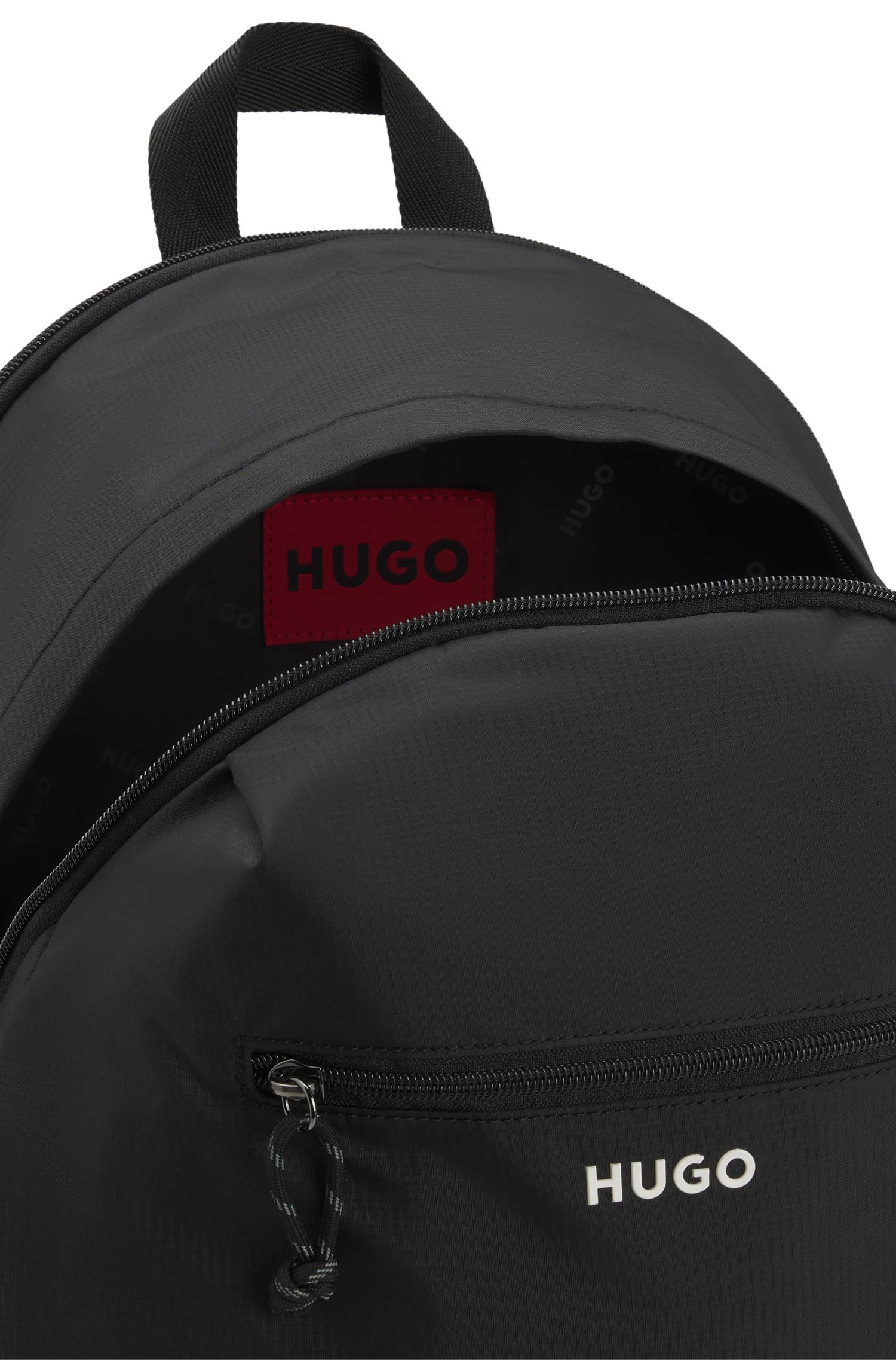 HUGO - Ba lô có logo tương phản