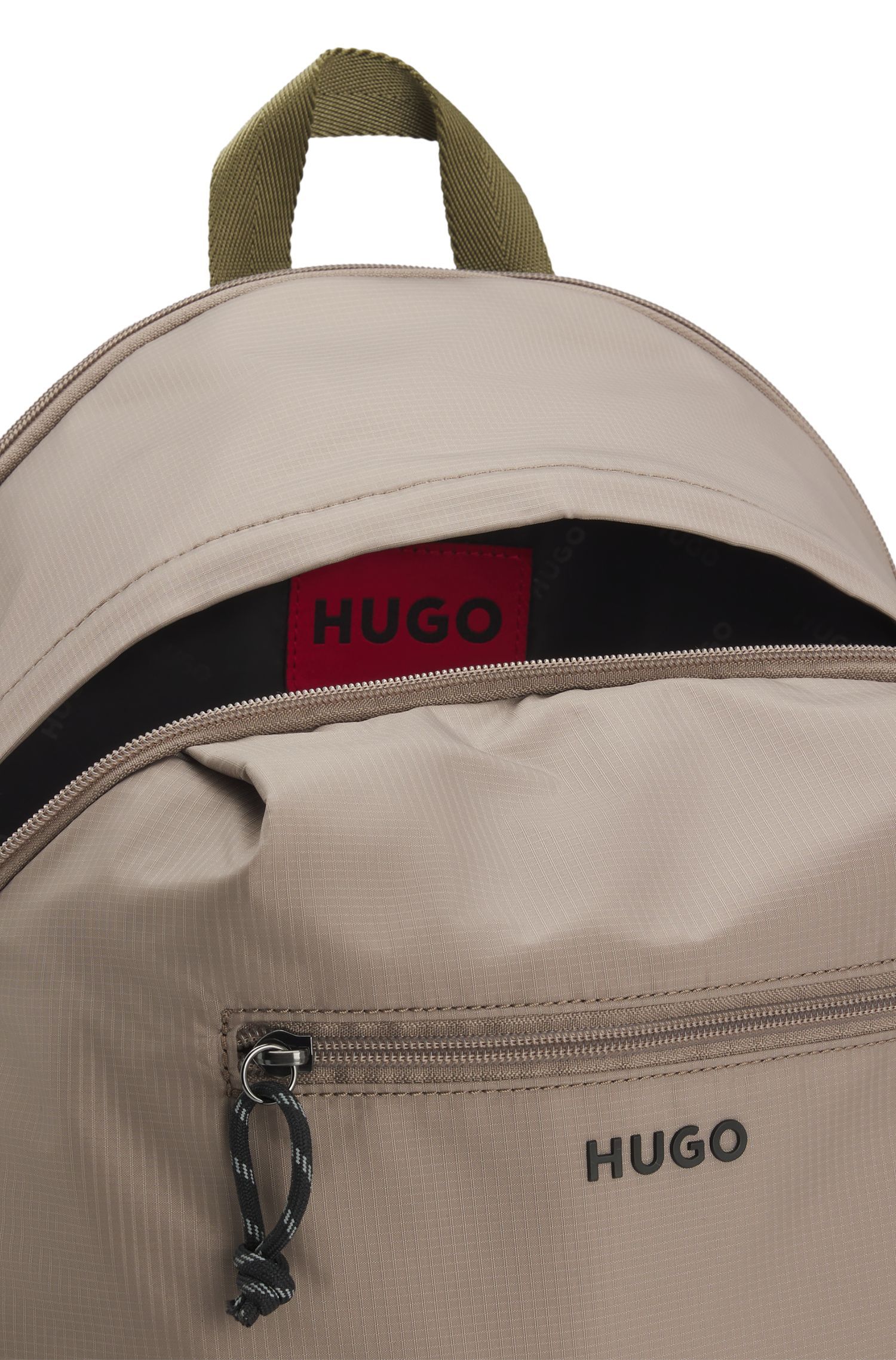 HUGO - Ba lô có logo tương phản