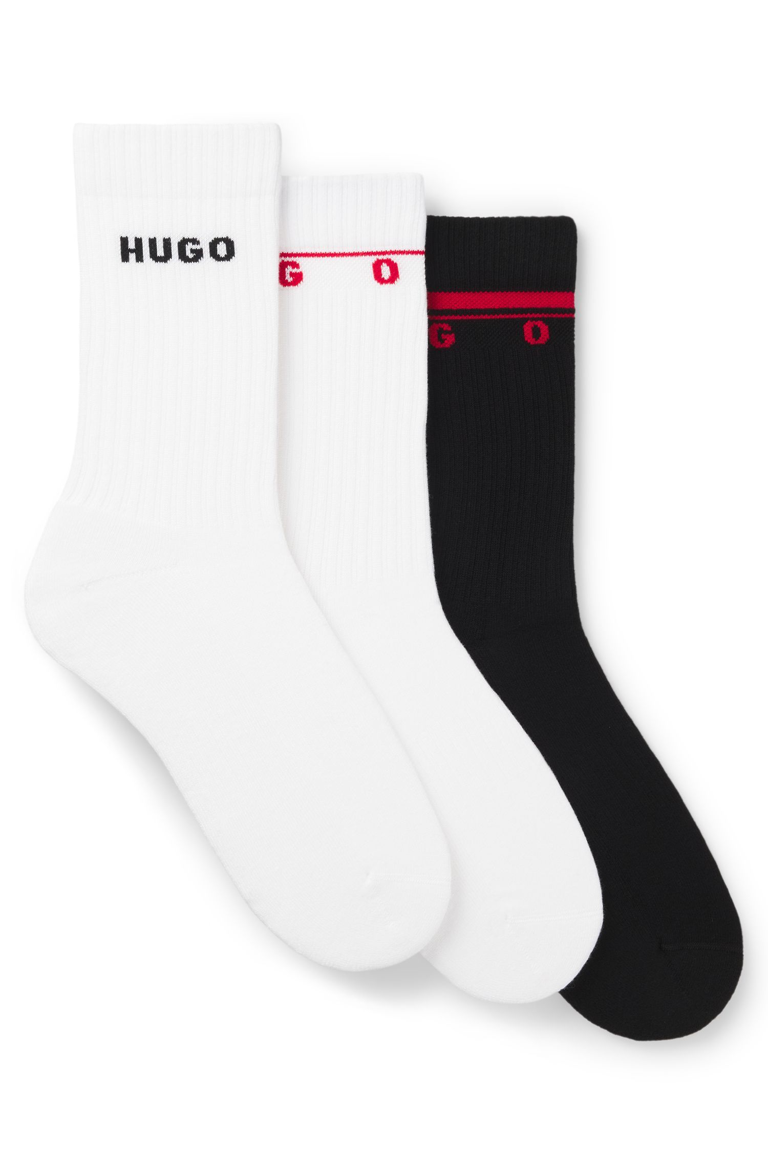 Bộ ba đôi tất cổ trung HUGO
