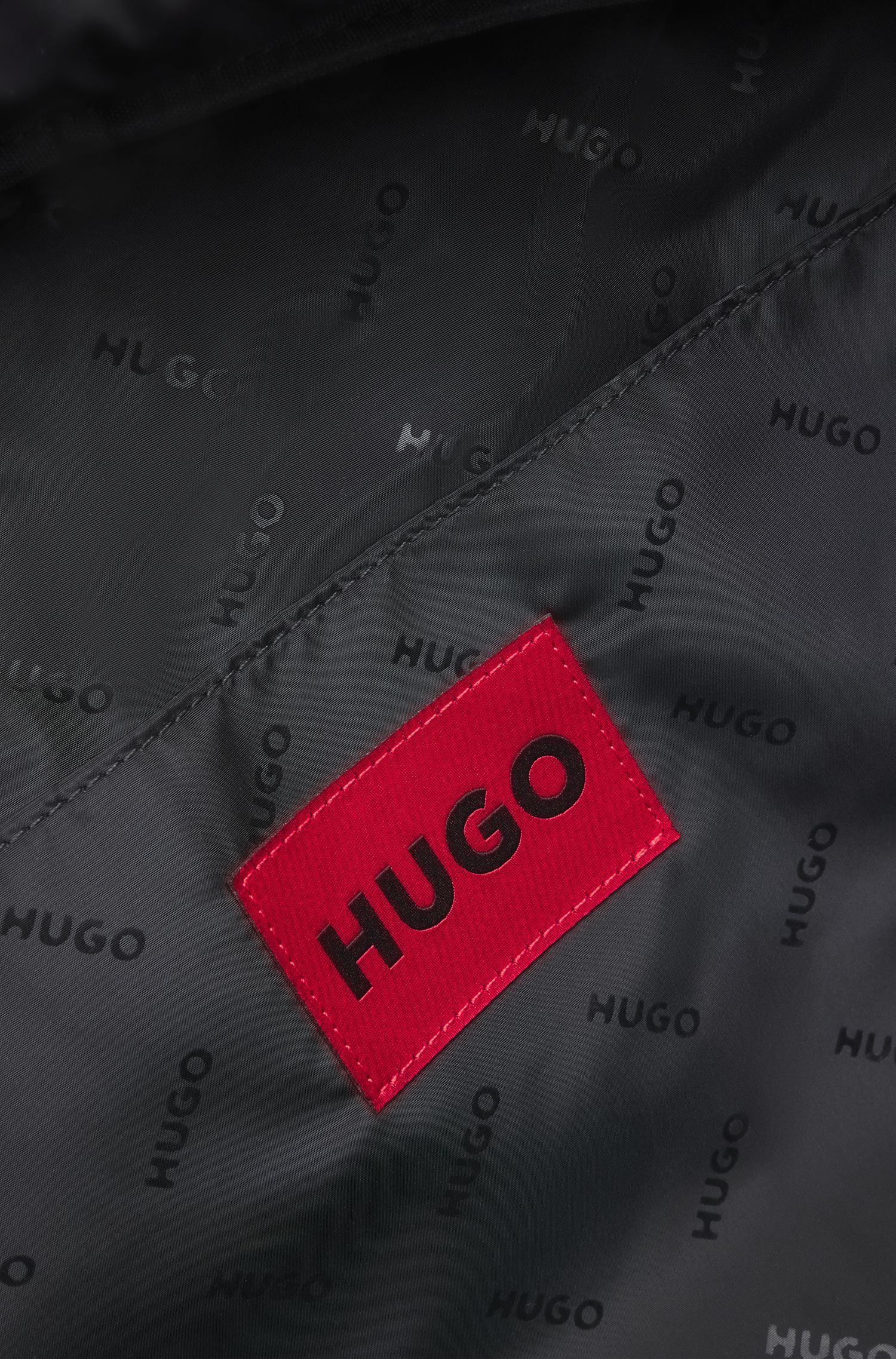 HUGO - Túi du lịch với logo bản rộng
