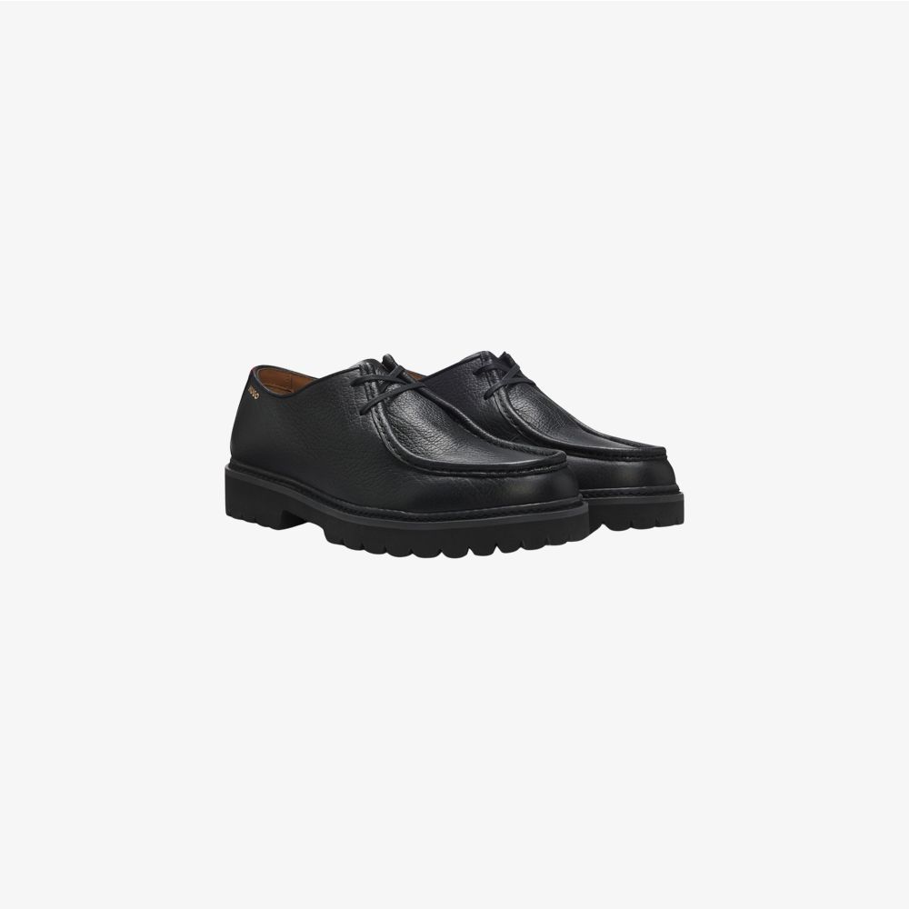 HUGO - Giày Derby lấy cảm hứng từ giày moccasin, làm từ da thuộc mềm mại.
